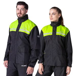 Moto pláštěnka W-TEC Rinstop černá-fluo XXL rozšířená obraz
