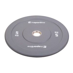 Gumový kotouč inSPORTline Bumper Plate Go 5 kg 50 mm obraz