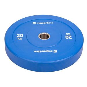 Gumový kotouč inSPORTline Bumper Plate Go 20 kg 50 mm obraz