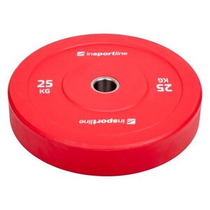 Gumový kotouč inSPORTline Bumper Plate Go 25 kg 50 mm obraz