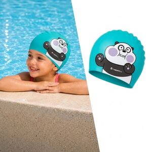 Dětská plavecká čepice inSPORTline Swimino panda obraz