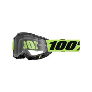 Dětské motokrosové brýle 100% Accuri 2 Junior fluo zelená, čiré plexi obraz