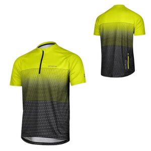 Pánský cyklistický dres s krátkým rukávem Etape Freetime 2.0 limeta/černá XXL obraz