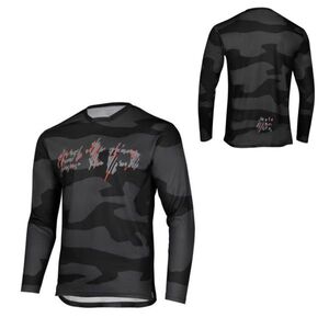 Pánský cyklistický dres s dlouhým rukávem Etape Rocky černá/červená XXL obraz
