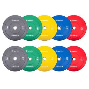 Sada 2x5ks gumových kotoučů inSPORTline Bumper Plate Go 2x 5-25 kg 50 mm obraz