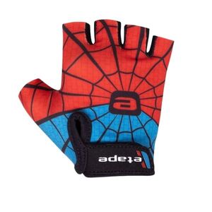 Dětské cyklo rukavice Etape Tiny červená/modrá (spiderman) 7-8 obraz