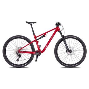 Celoodpružené kolo 4EVER Sonnic Elite 29" - model 2026 XL (20, 5", 185-202 cm) flame red/hologram obraz
