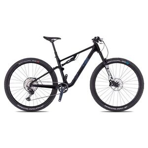 Celoodpružené kolo 4EVER Sonnic Team 29" - model 2026 XL (20, 5", 185-202 cm) shiny black/hologram obraz