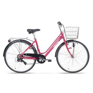 Městské kolo United City 26" - model 2026 17" (155-175 cm) červená obraz