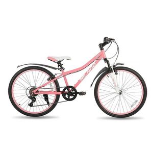Juniorské horské kolo Hiland Climber 24" • 140-160 cm 12, 5" (140-160 cm) růžová obraz