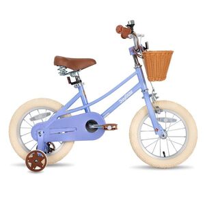 Dětské kolo Joystar Retro 14" s košíkem • 92-120 cm fialová obraz