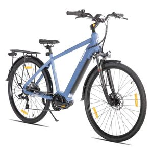Trekingové elektrokolo Lamassu Allanton 27, 5" 374Wh • dojezd až 80 km 18" (160-180 cm) modrá obraz