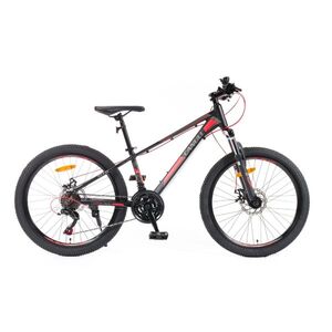 Juniorské kolo Canull XC 241 24" - model 2026 • 137-152 cm S (137-152 cm) černá/červená obraz