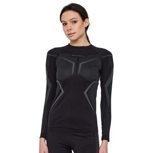 Dámské funkční triko Brubeck Dry s dlouhým rukávem LS1736W Black/Graphite XL obraz