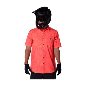 FOX Cyklistický dres s krátkým rukávem - RANGER SS WOVEN - oranžová obraz