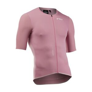 NORTHWAVE Cyklistický dres s krátkým rukávem - ESSENCE - fialová/růžová obraz