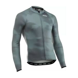 NORTHWAVE Cyklistický dres s dlouhým rukávem zimní - BLADE - šedá obraz