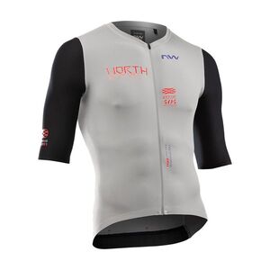 NORTHWAVE Cyklistický dres s krátkým rukávem - EXTREME EVO - šedá obraz