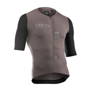 NORTHWAVE Cyklistický dres s krátkým rukávem - EXTREME EVO - černá/béžová obraz
