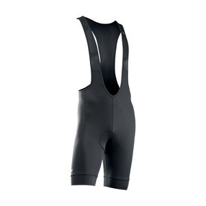NORTHWAVE Cyklistické kalhoty krátké s laclem - ACTIVE GEL - černá obraz