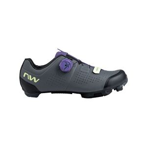 NORTHWAVE Cyklistické tretry - RAZER WMN - šedá/fialová obraz