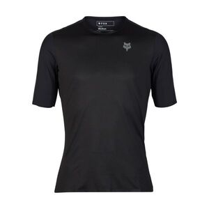 FOX Cyklistický dres s krátkým rukávem - FLEXAIR ASCENT - černá obraz