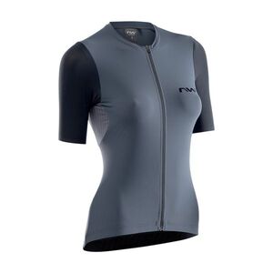 NORTHWAVE Cyklistický dres s krátkým rukávem - EXTREME WOMAN - černá/šedá obraz