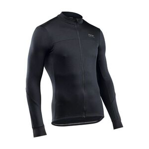 NORTHWAVE Cyklistický dres s dlouhým rukávem letní - FORCE 2 - černá obraz