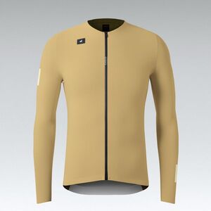 GOBIK Cyklistický dres s dlouhým rukávem zimní - AVALON - žlutá obraz