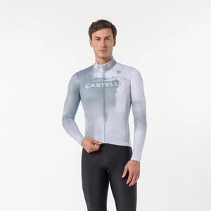 CASTELLI Cyklistický dres s dlouhým rukávem zimní - NEBULA THERMAL - stříbrná/šedá obraz