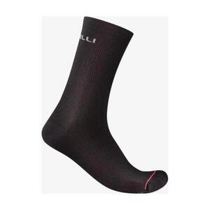CASTELLI Cyklistické ponožky klasické - BANDITO 2 MERINO 18 - černá obraz
