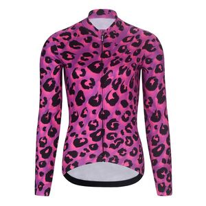 RIVANELLE Cyklistický dres s dlouhým rukávem zimní - WILDCAT II WINTER - růžová obraz