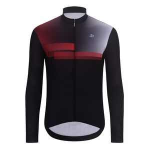 HOLOKOLO Cyklistický dres s dlouhým rukávem zimní - SPECTRO WINTER - červená/černá obraz