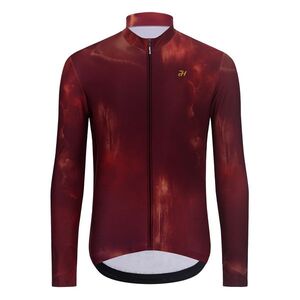 HOLOKOLO Cyklistický dres s dlouhým rukávem zimní - COSMA WINTER - bordó obraz