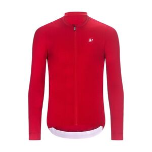 HOLOKOLO Cyklistický dres s dlouhým rukávem zimní - NERA MIDSEASON - červená obraz