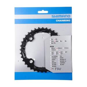 SHIMANO převodník - FC-T521 DEORE 36Z. - černá obraz