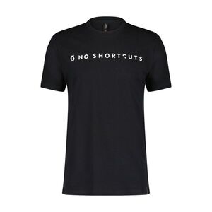 SCOTT Cyklistické triko s krátkým rukávem - NO SHORTCUTS SS - černá obraz