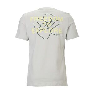SCOTT Cyklistické triko s krátkým rukávem - BACKPRINT SS - šedá obraz