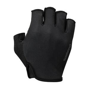 SHIMANO Cyklistické rukavice krátkoprsté - AIRWAY - černá obraz