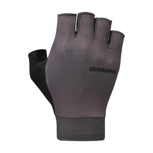 SHIMANO Cyklistické rukavice krátkoprsté - EXPLORER GEL - hnědá obraz