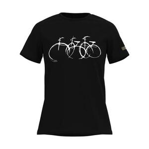 SHIMANO Cyklistické triko s krátkým rukávem - SENTIERO - černá obraz