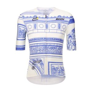 SANTINI Cyklistický dres s krátkým rukávem - ARRIVÉE ARC DE TRIOMPHE TDF26 obraz