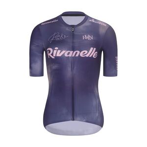 RIVANELLE Cyklistický dres s krátkým rukávem - TEAM SPIRIT - antracitová/fialová obraz