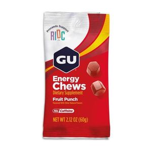 GU Cyklistická výživa - ENERGY CHEWS 60 G FRUIT PUNCH obraz
