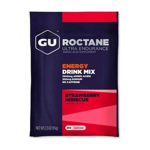 GU Cyklistická výživa - ROCTANE DRINK 65 G STRAWBERRY HIBISCUS obraz