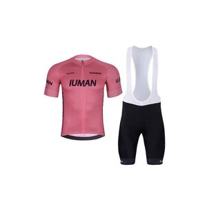 BONAVELO Cyklistický krátký dres a krátké kalhoty - GIRO D´ITALIA 2026 - černá/růžová obraz