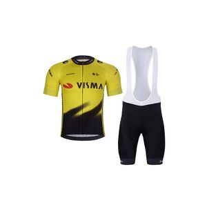 BONAVELO Cyklistický krátký dres a krátké kalhoty - VISMA 2026 - černá/žlutá obraz