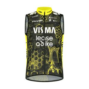 RAPIDGEAR Cyklistická vesta - REPLICA VISMA TDF26 - černá/žlutá obraz