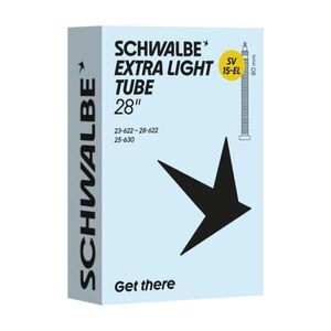 SCHWALBE duše - SV15-EL (23/28-622/630) 28x0.90–1.10 SV 80mm - černá obraz