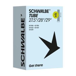 SCHWALBE duše - AV19 (40/62-584/635) 27.5/29x1.60–2.45 AV 40mm - černá obraz